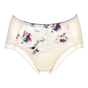 华歌尔Wacoal内裤女混棉透气柔软无痕日系蕾丝可爱性感中腰三角裤