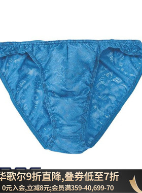 华歌尔BROS男士内裤本命年红色性感透肤蕾丝透气中腰大码三角裤衩