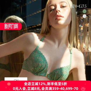 ANNEBRA内衣女集中聚拢显大性感精致蕾丝美背诱惑前扣文胸Playful