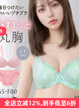 诗萝涵朵MCP内衣套装女小胸聚拢显大收副乳性感纯欲日系文胸内裤