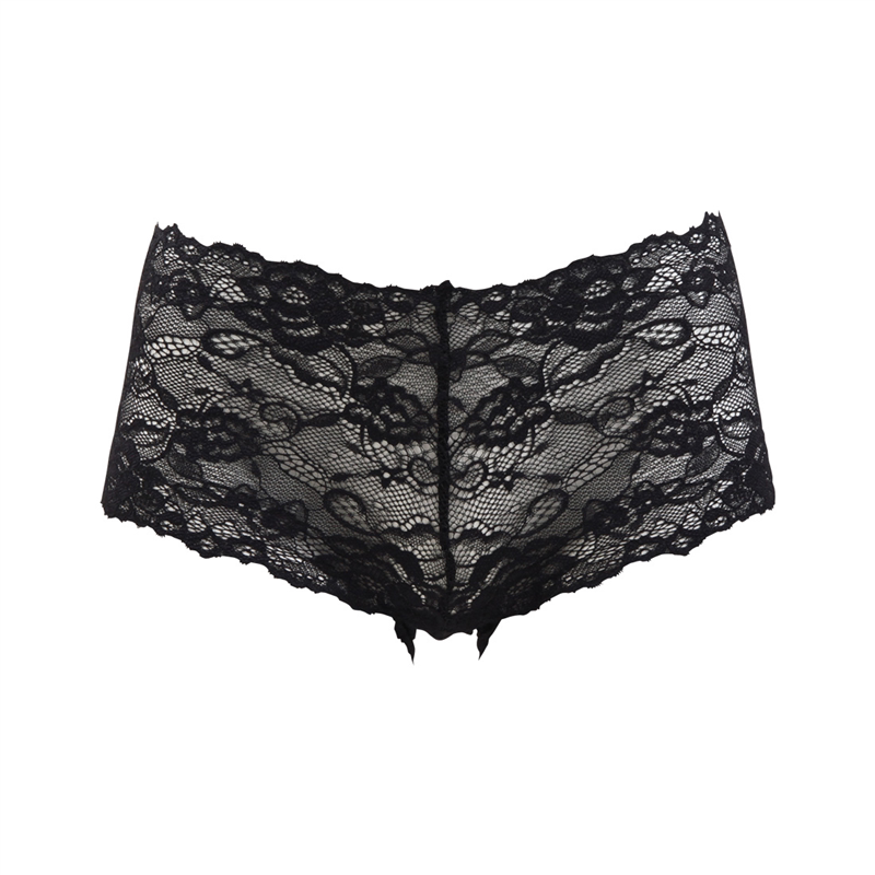 日本制SHIROHATO KUROSUCO女士豪华蕾丝平角内裤