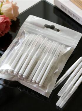 卫生套帽便携式可重复使用50支袋装口腔清洁刷、小物件清理神器