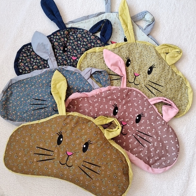 棉布珍珠棉荞麦壳卡通单人枕头