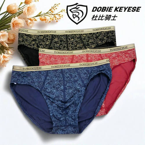 杜比骑士超市薄款窄边三角男内裤