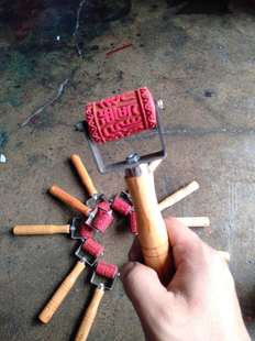 器 信鸽鸽子滚筒印章牛奶啤酒白酒纸箱防串货滚筒印章滚轮章滚码