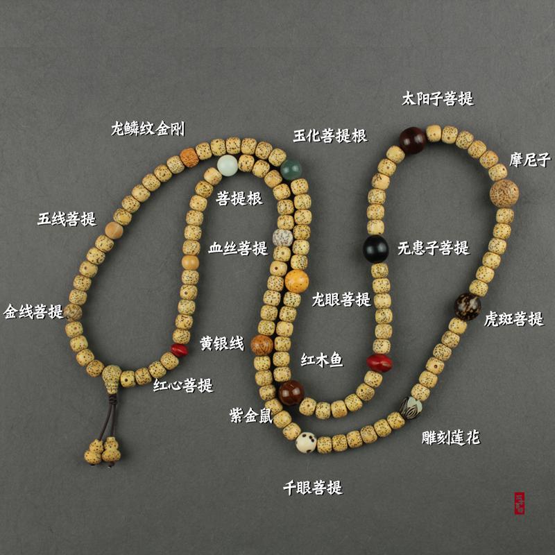 鸡油黄星月菩提子黄金籽多宝菩提图片