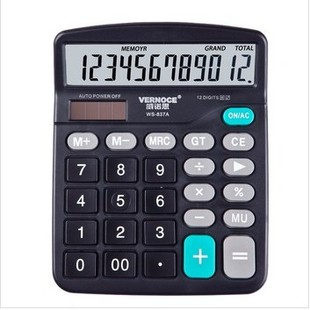 办公用品 837太阳能计算器商务型计算机 威诺思办公计算器