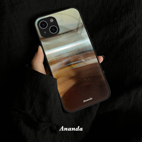 氛围感光影手机壳iPhone16promax个性苹果15promax小众设计14pro高级感简约13promax液态玻璃精准软壳2不撞款