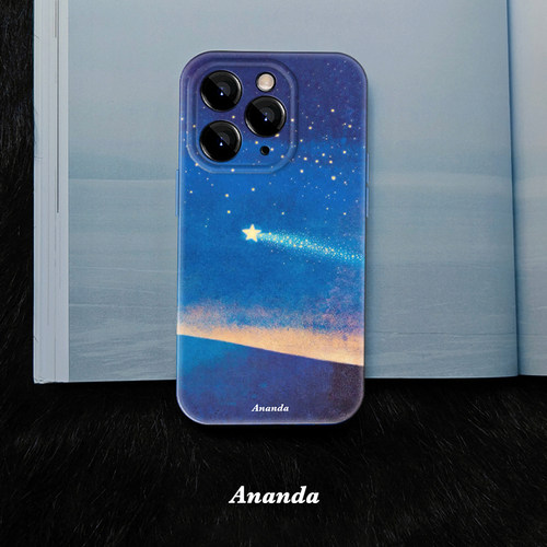 简约ins风苹果13promax手机壳iphone16星空15小众新款12mini全包11pro高级感xr液态xsma华为13plus不发黄菲林