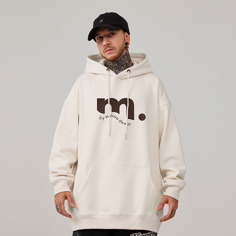 港风连帽卫衣大码嘻哈加绒情侣装