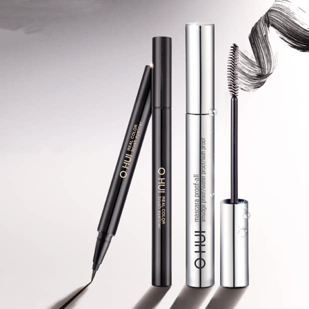 韩国ohui欧蕙惠眼线笔水液不晕染速干卷翘睫毛膏鸭嘴扁头眉笔彩妆