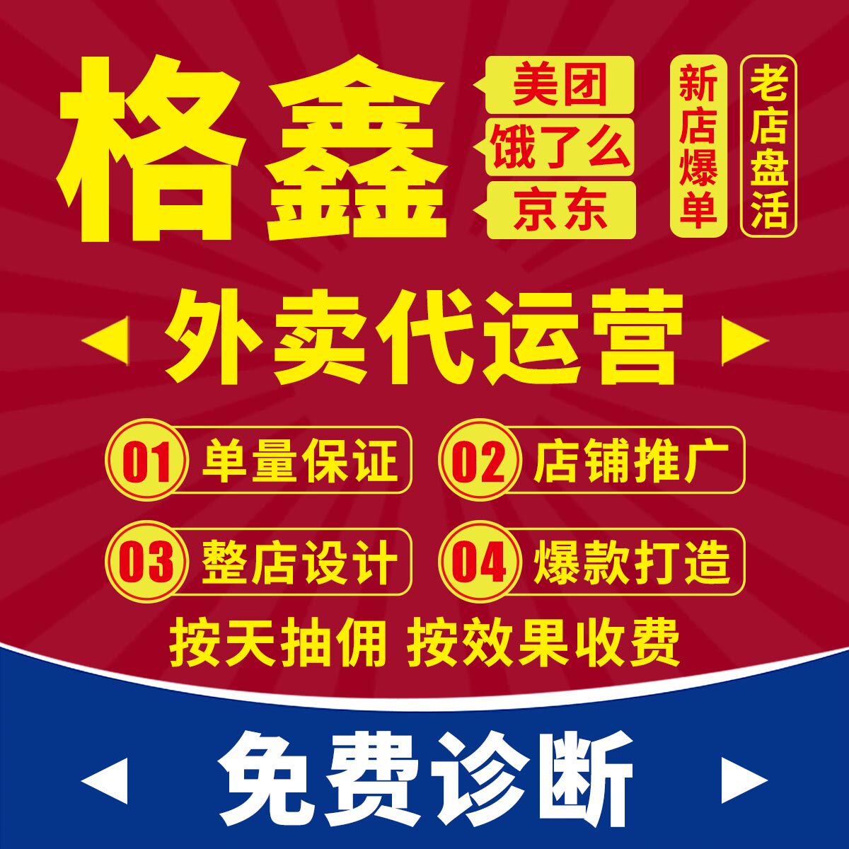外卖代运营服务美团饿了么大众点商务服务
