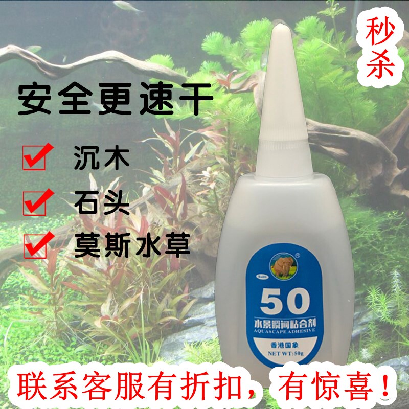 国象骨架胶粘水草胶水图片