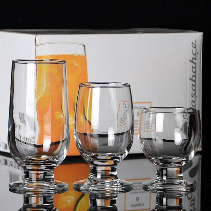 高脚水杯餐厅啤酒杯白酒杯品酒杯