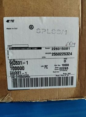 TE/泰科 963531-1连接器 密封件进口接插件