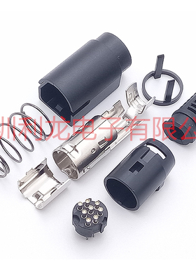 KMDLAX-8P【圆形DIN连接器8P7P6P5P4P3P SNAP N LOCK KMDGX-5S-BS