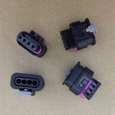 TE/泰科 1-1718645-1  连接器 胶壳 4P 4孔 护套接插件 正品现货