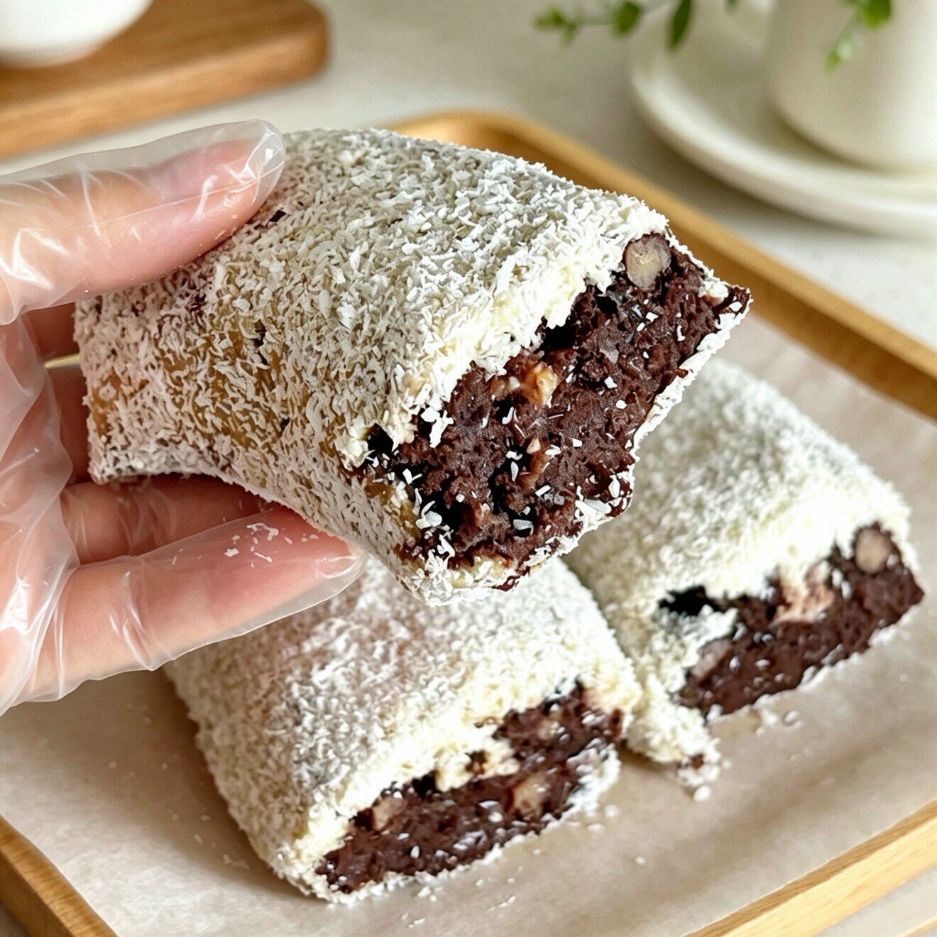 即食糕点心微甜手工现做椰蓉燕麦豆沙卷饱腹代餐健康零食早餐轻食