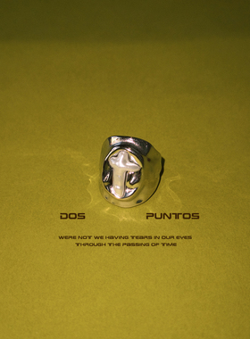 DosPuntos 朋克年代 欧美贝母十字架超夸张粗犷戒指指环机械未来