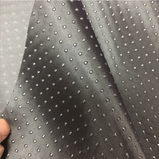 防滑布料黑色 止滑坐垫地毯辅料 牛津布鞋底布点塑布滴塑布点胶布