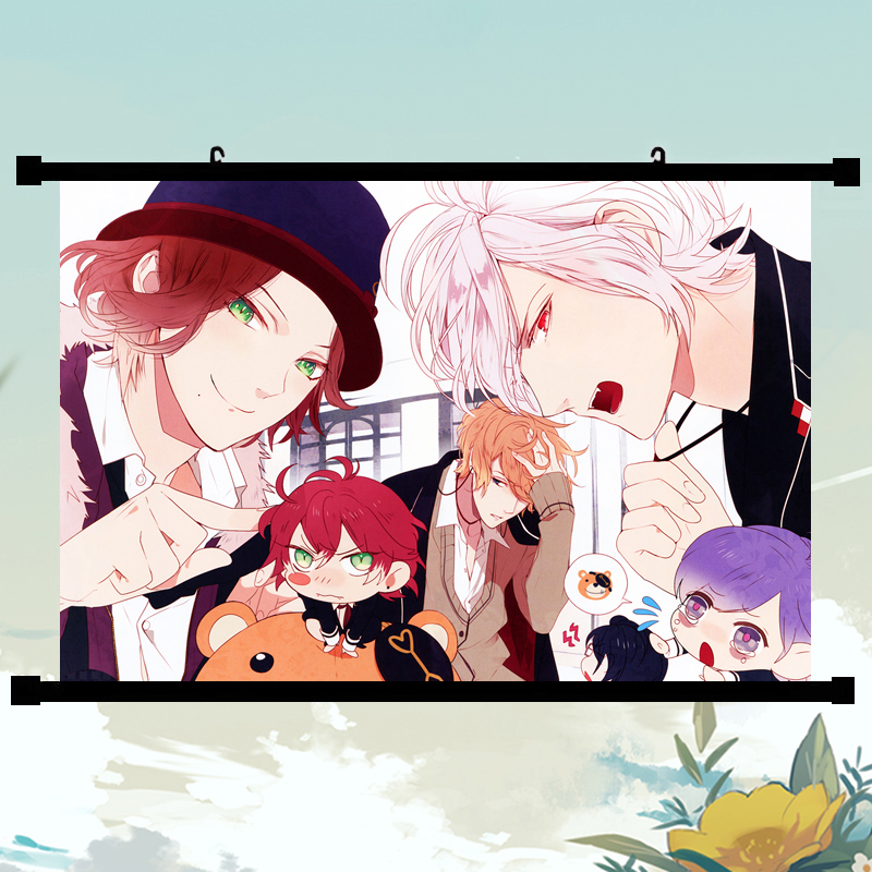 DiabolikLoversHaunteddark小森唯周边海报逆卷奏人司昂挂画现货