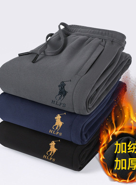 K1192 束脚裤秋冬新款加绒加厚松紧腰休闲直筒裤