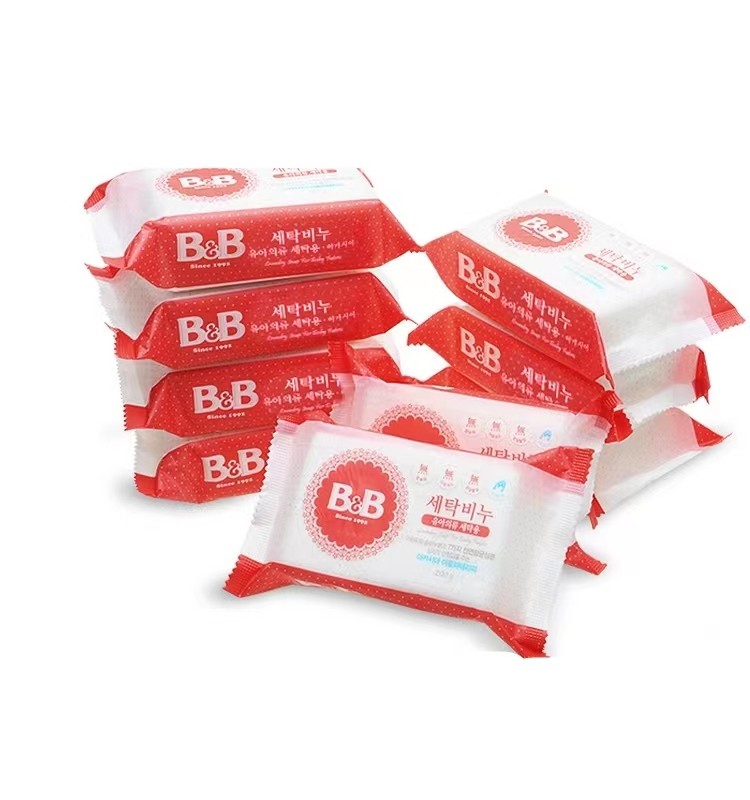 韩国保宁皂洗衣皂200g*12块装洋槐香新生宝宝专用肥皂婴儿尿布皂