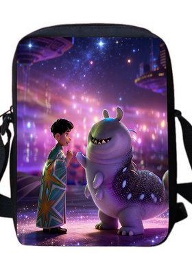 热销新款-地球特派员-Elio新品上市卡通印花挎包