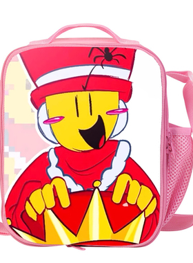 牛津布防水儿童便携上学午餐包Steal a Brainrot Jandel主题餐包