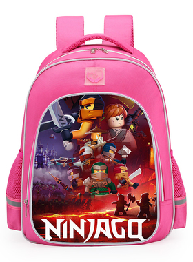 小学生新款反光条双肩包-乐高LEGO Ninjago Season5系列周边