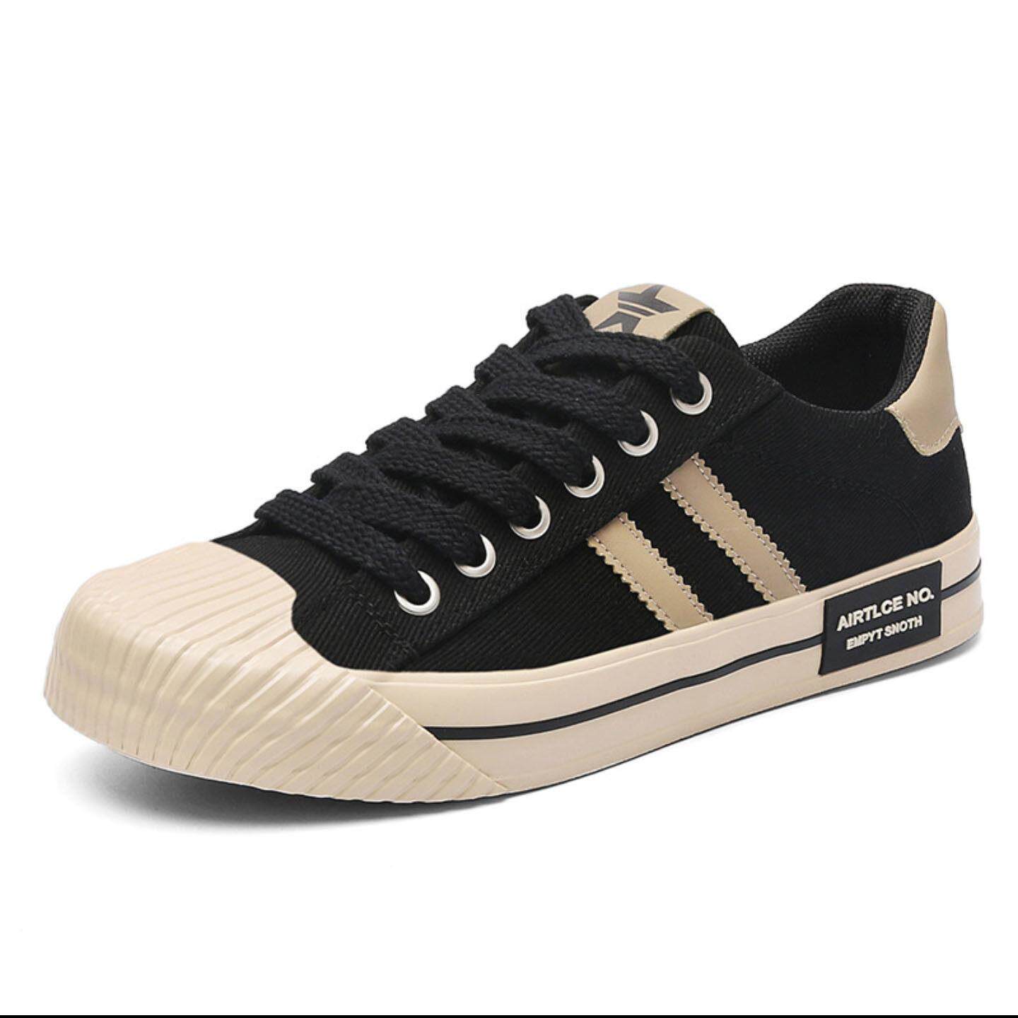 宏嫩男鞋蒂尚高端轻奢春季新款帕拉鞋男士韩版百搭时尚休闲帆布鞋