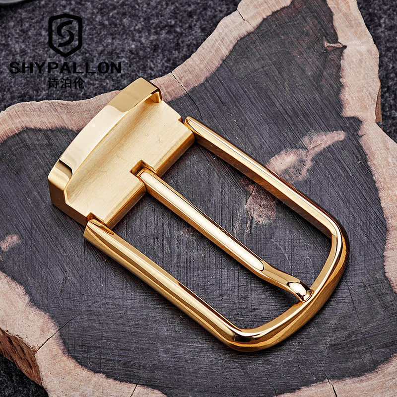 皮带头男针扣腰带头316不锈钢裤带头3.5休闲简约青年3.0皮带扣头