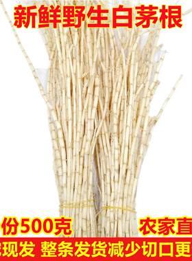 新鲜野生茅根丝毛根竹蔗马蹄