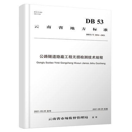 公路隧道隐蔽工程无损检测技术规程