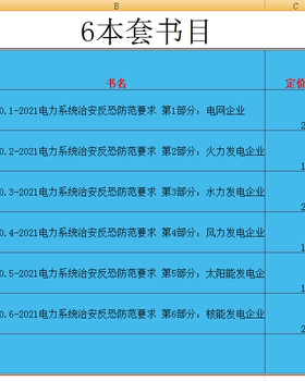6本套单行本 GA 1800-2021 电力系统治安反恐防范要求 电网企业 含GA 1800.1-2021+GA 1800.2-2021+GA 1800.3-2021+GA 1800.4