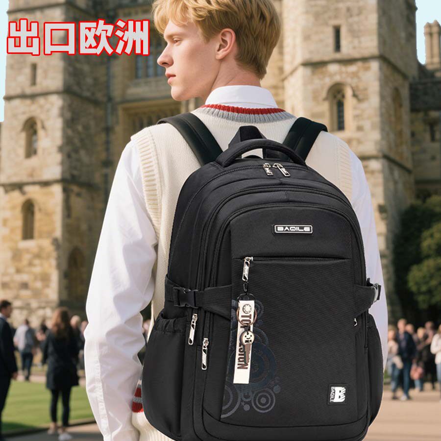 出口欧洲瑞士书包小学生男生四五六年级大容量初中生防水高中生