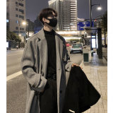 现货1014-F603-P128-~2025秋冬新款双排扣毛呢大衣中长款，男装毛呢大衣，星座1014