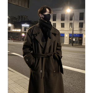 1014-FY608-P138-高品质得物直播秋冬款中长款毛呢大衣外套男图片