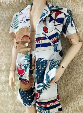 bjd75叔娃衣衬衫72 73沙滩衬衫 id dk dz75普叔壮叔am77 yc77通穿