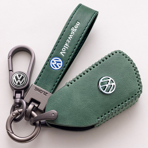高尔夫8汽车钥匙套复古高档牛皮