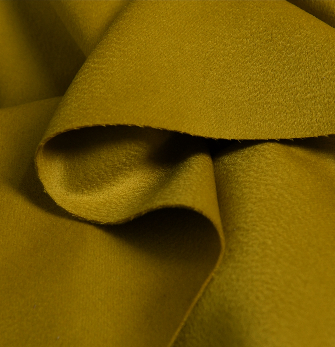 意大利MA*X限定配色 姜色  桑蚕丝水波纹双面羊绒800克150宽