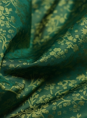 树藤 一线大牌御用定织幻光提花塔夫宋锦34姆100丝140宽 高端设计