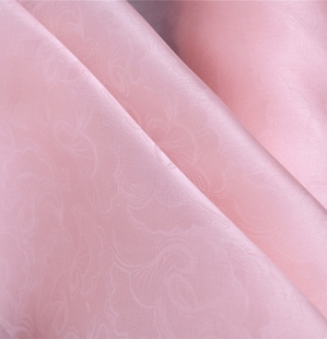 佛扇银杏叶 品牌订单真丝提花欧根缎9姆100丝138宽 设计师布料