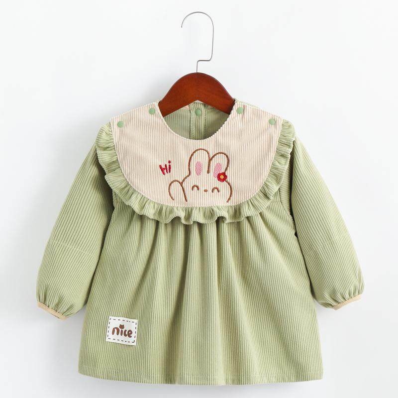 宝宝罩衣女童秋冬时尚卡通小兔防水儿童吃饭围兜外出防脏反穿护衣,童装/婴儿装/亲子装,反穿衣/罩衣,淘宝优惠券,粉丝福利购,淘宝优惠卷