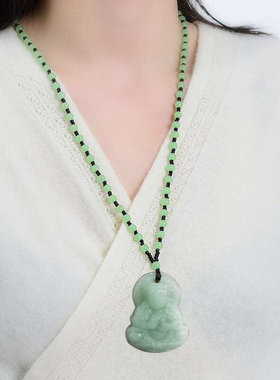 观音菩萨吊坠弥勒佛项链护身符