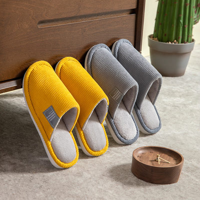 Bedroom Soft Warm Slippers For Women men 拖鞋 winter Lady