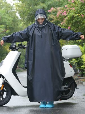 Electric bicycle raincoat motorcycle long rainproof poncho