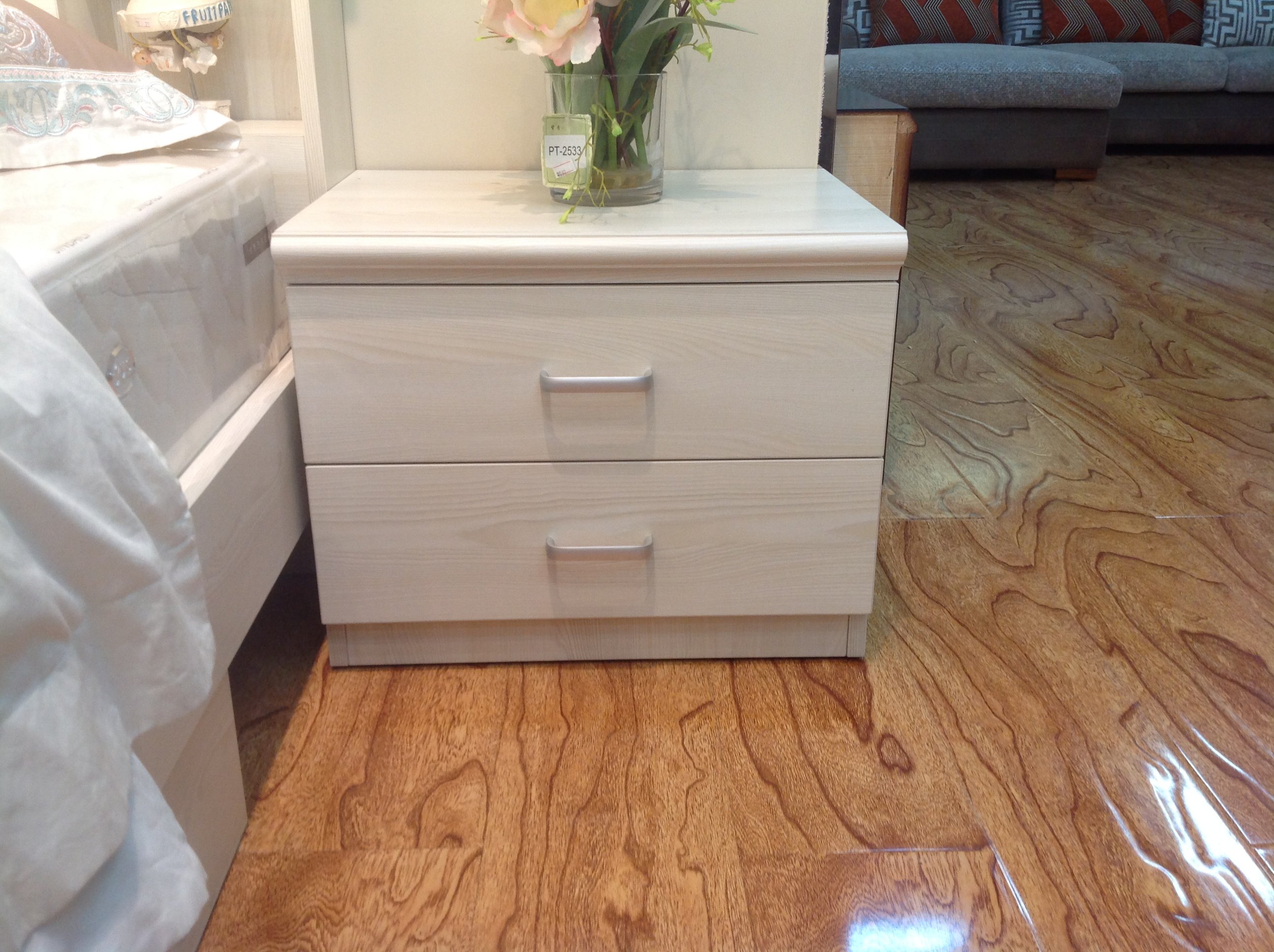 万力家具 简易床头柜简约现代床柜收纳小柜子组装储物柜宿舍卧室