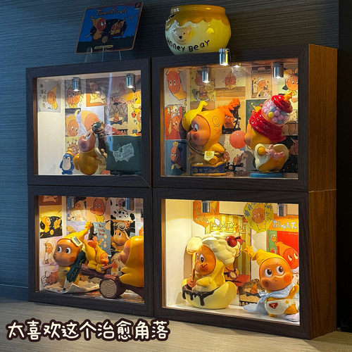 手办盲盒123代系列星星人相框diy