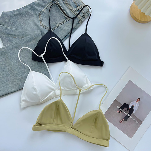 工字背内衣少女美背吊带三角杯